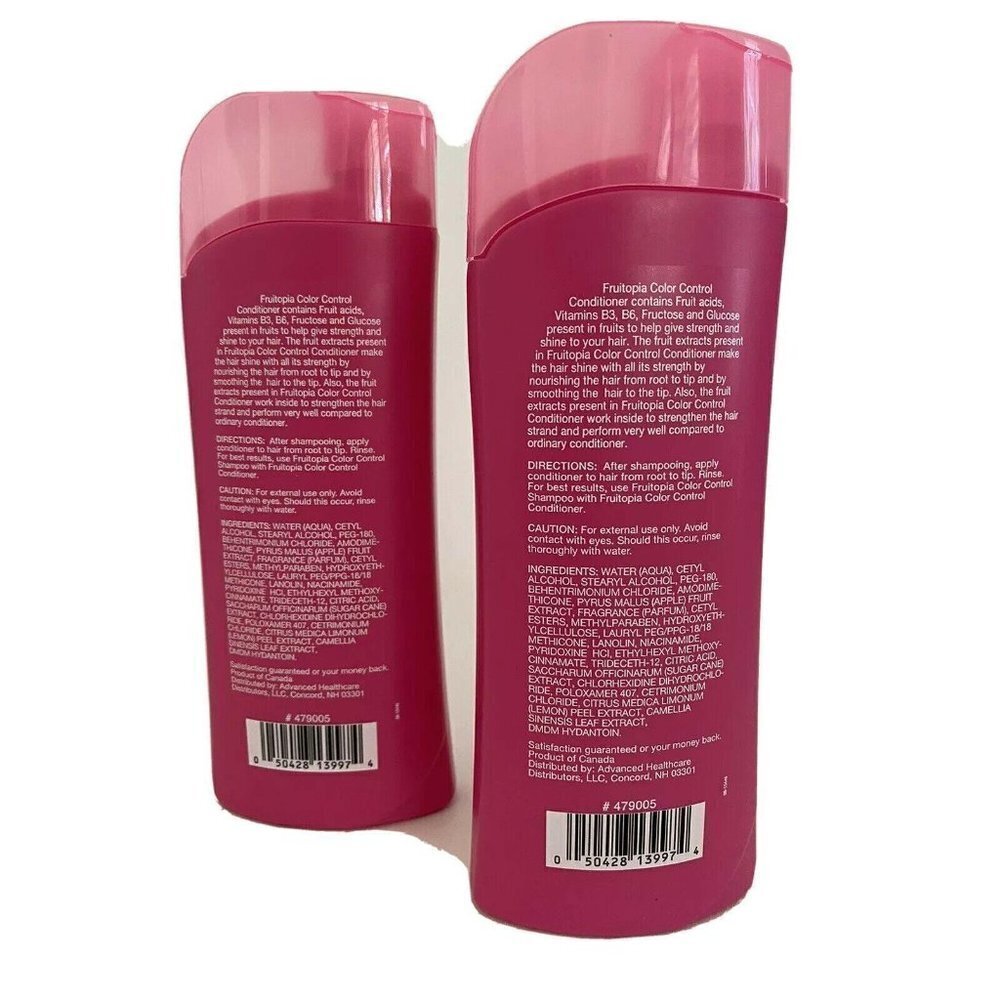 Lot of 2 Fruitopia Color Control Daily Conditioner 13.5 Ounces Vitamins B3 B6 - Picture 5 of 6